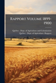 Paperback Rapport Volume 1899-1900 Book