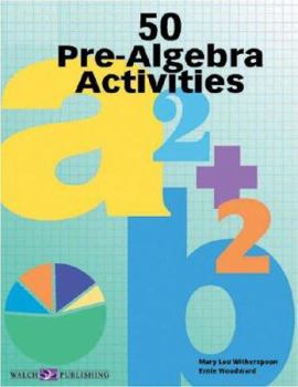 Paperback 50 Pre-Algebra Activities Book