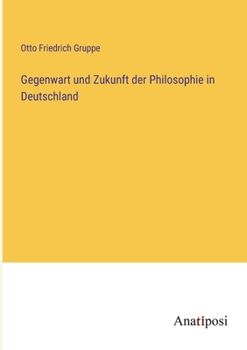 Paperback Gegenwart und Zukunft der Philosophie in Deutschland [German] Book