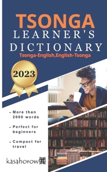Paperback Tsonga Learner's Dictionary Book