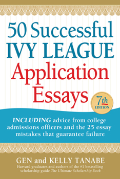 Paperback 50 Successful Ivy League Application Essays Book