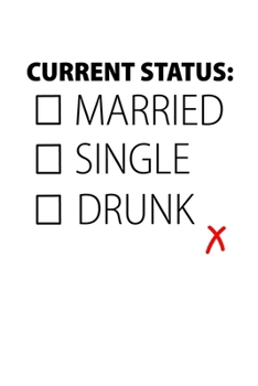 Paperback Notebook: Alcohol Beer Drunk Single Funny Gift 120 Pages, 6X9 Inches, Graph Paper Book