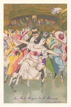 Paperback Vintage Journal French Masqued Ball Book