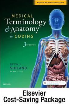 Paperback Medical Terminology & Anatomy for ICD-10 Coding - Text and Elsevier Adaptive Learning Package Book