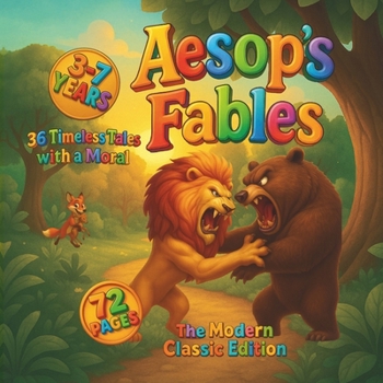 Paperback Aesop's Fables: 36 Timeless Tales with a Moral Book