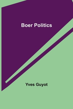 Paperback Boer Politics Book