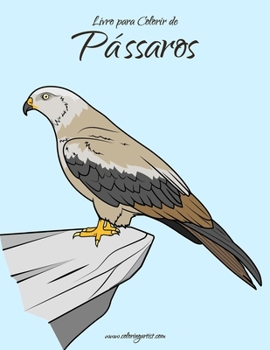 Paperback Livro para Colorir de Pássaros 1 [Portuguese] Book
