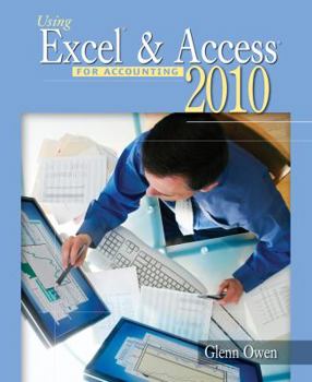 Paperback Using Excel & Access for Accounting 2010 (with Student Data CD-Rom) [With CDROM] Book