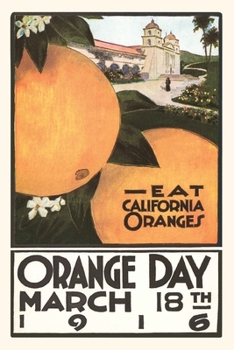 Paperback The Vintage Journal Eat California Orange, Art Deco Book