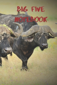 Big Five Notebook: Cape Buffalo