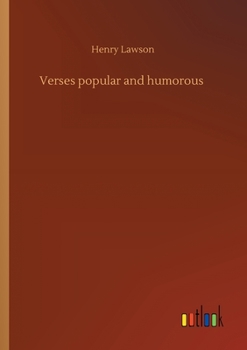 Paperback Verses popular and humorous Book