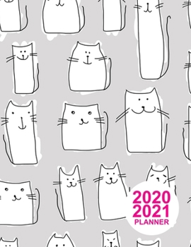 2020 2021 Planner: Simple Two Year - Monthly Calendar Planner | 24 Months Jan 2020 to Dec 2021 For Academic Agenda Schedule Organizer Logbook and Daily Journal | Product Code CX 0001991