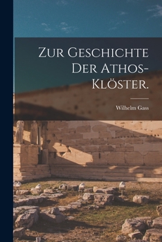 Paperback Zur Geschichte der Athos-Klöster. [German] Book