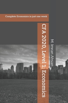 Paperback CFA 2020, Level1 Economics: Complete Economics in just one week Book