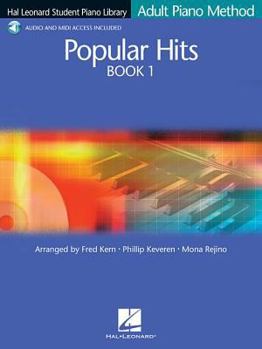Paperback Popular Hits Book 1 - Adult Piano Method Book/Online Audio [With CD] Book