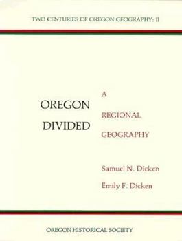 Paperback Oregon Divided: A Regional Geography Book