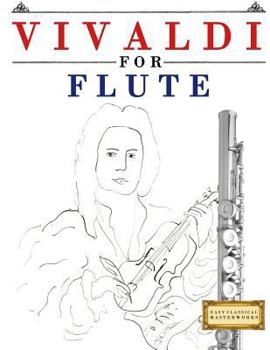 Paperback Vivaldi for Flute: 10 Easy Themes for Flute Beginner Book