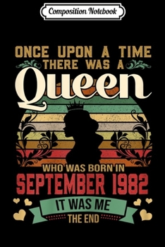 Composition Notebook: Womens Girl 35th Birthday Queen September 1984 Queen Birthday Journal/Notebook Blank Lined Ruled 6x9 100 Pages