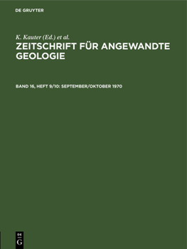 Hardcover September/Oktober 1970 [German] Book
