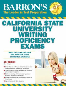 Paperback California State University Writing Proficiency Exams Book