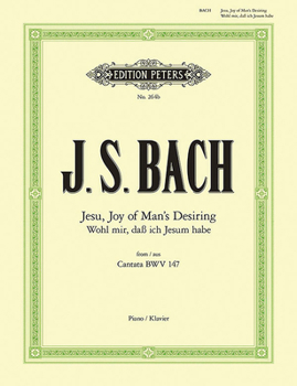 Paperback Jesu, Joy of Man's Desiring (Arranged for Piano): From Cantata Bwv 147 Book
