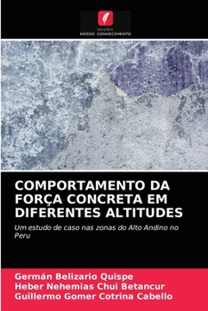 Paperback Comportamento Da Força Concreta Em Diferentes Altitudes [Portuguese] Book