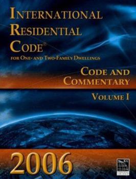 Paperback International Residential Code for One- And Two-Family Dwellings: Volume 1: Code and Commentary Book