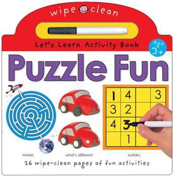 Board book Puzzle Fun [With Marker] Book