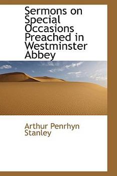 Paperback Sermons on Special Occasions Preached in Westminster Abbey Book