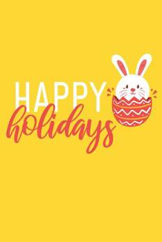 Happy holidays: 100 graph paper 5x5 Pages Large Big 6" x 9"  for eastern and for school boys, girls, kids and pupils
