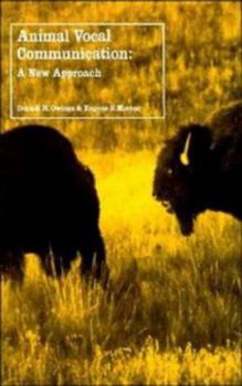 Hardcover Animal Vocal Communication: A New Approach Book