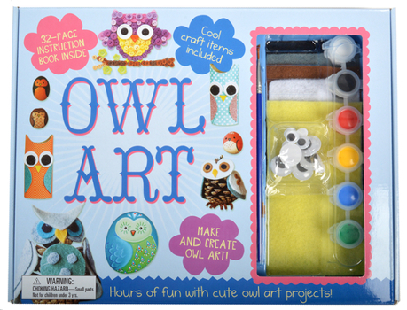 Product Bundle Owl Art: Hours of Fun with Cute Owl Art Projects Book