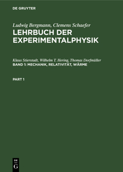 Hardcover Mechanik, Relativität, Wärme [German] Book