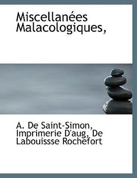 Paperback Miscellan Es Malacologiques, [French] Book