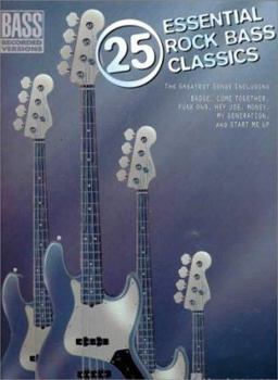 Paperback 25 Essential Rock Bass Classics Book
