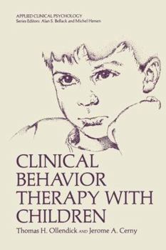 Paperback Clinical Behavior Therapy with Children Book