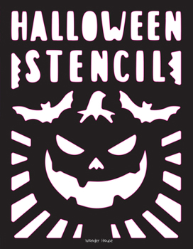 Board book Stencil Book Halloween Book