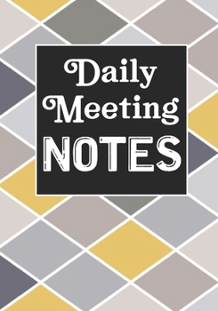 Daily Meeting Notes: Coworker Notebook, Sarcastic Humor, Funny Gag Gift Work, Boss, Colleague, Employee, HR, Office Journal Meeting Logbook (employee appreciation gifts)