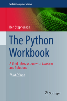 Hardcover The Python Workbook: A Brief Introduction with Exercises and Solutions Book