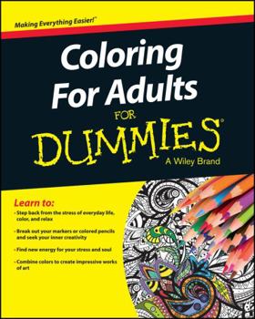 Paperback Coloring for Adults for Dummies Book