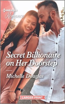 Mass Market Paperback Secret Billionaire on Her Doorstep [Large Print] Book