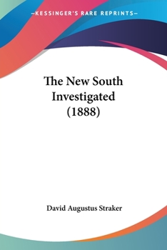 Paperback The New South Investigated (1888) Book