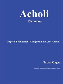 Paperback Acholi Dictionary -English [Acoli] Book