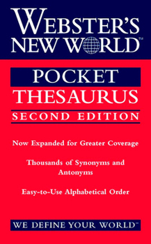 Paperback Webster's New World Pocket Thesaurus, Second Edition Book