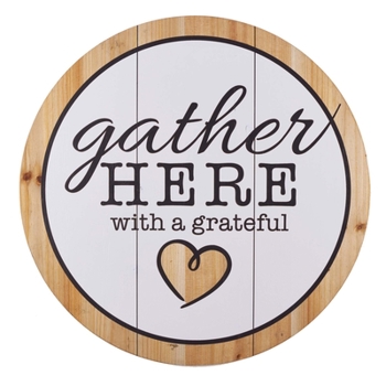 Misc. Wall Art Wood Gather Here Book