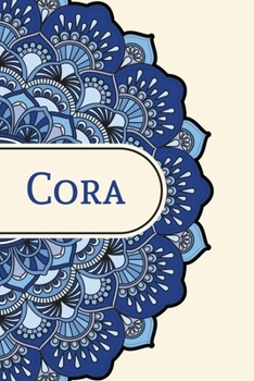 Mandala Notebook with Personalized Monogram Cora: A personalized monogram notebook just for you!