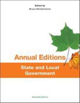 Paperback Annual Editions: State and Local Government Book