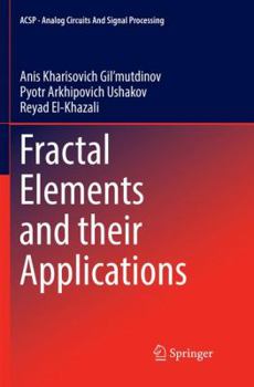 Paperback Fractal Elements and Their Applications Book