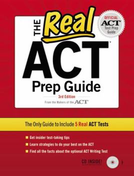 Paperback The Real ACT Prep Guide [With CDROM] Book