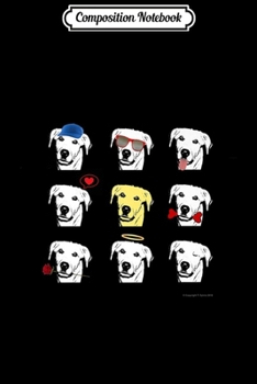 Composition Notebook: Funny Yellow Labrador Retriever Dog! Premium  Journal/Notebook Blank Lined Ruled 6x9 100 Pages